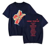 Spring Camiseta Olivia Dean Camiseta Hip Hop 2D Estampada Camiseta De Manga Corta Calle con Blusa De Verano para Hombres Y Mujeres(XS-3XL)(5,M)