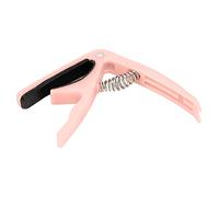 Spring Capos, Almohadilla Protectora de Silicona para Guitarra, Herramienta de Afinación Portátil para Instrumentos de Cuerda(Rosa claro)