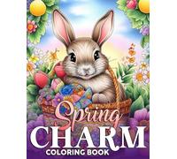 Spring Charm Coloring Book: Inspiring Coloring pages with Springfield Themes and Unique Art Designs for Adults Teens and Kids Creativity and Relaxation