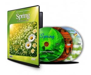 Spring Collection 3 DVD Set: Relaxing Nature Scenery with Butterflies, Flowers, Forests & Waterfalls