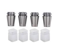 Spring Collet Conjunto ERG20 Herramienta de tiburón CNC de altura CNC de alta precisión para la máquina de molienda CNC Máquina CNC High Carbon Steel 4 PCS