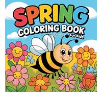 Spring: Colouring Book for Kids