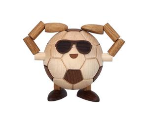 Spring Copenhagen Billy Ball figura de fútbol Beige. 8x6.5x6.7 cm