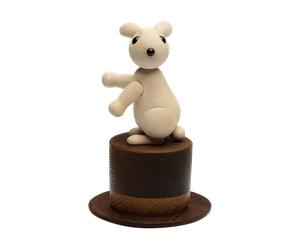 Spring Copenhagen Decoración conejo The Magic Hat 9.5 cm Arce