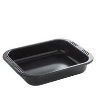 Spring CULINAR - Cazuela rectangular con asas anchas, 30 x 24 cm, acero aluminizado con revestimiento antiadherente sin PFAS, base mineral, capacidad de 3,6 l, resistente al calor hasta 230 °C