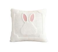 Spring Cushion Covers - Easter Decorative Pillow Set, Soft Square Textile Cases, Festive Home Accessory, Reusable Room Styling Product | Couch Arrangement Use, Sofa Decoration Support, Bedroom Accent