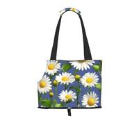 Spring Daisy Flowers Print Puppy Carrier Dog Walking Bags Pets Dogs Carrier Bags for Small Dogs and Cat and Rabbit