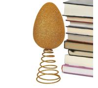 Spring Easter Tree Ornament, Glitter Easter Egg Tree Topper, Foam Multi-Purpose Decoration Supplies For Birthday Parties, Family Gatherings, Christmas, Festive Home Decor, 22x9cm