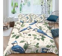 Spring Floral Garden Art Funda Edredon Juego de Ropa de Cama de 3 Piezas Impresión 3D Spring Floral jardín Arte Funda de Edredón Funda de Almohada a Juego Lavables for niña Super King（260x220cm）