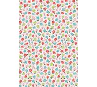Spring Flowers Lined Journal: 6x9" Notebook with a Vibrant, Hand-painted Floral Pattern in Red, Pink, and Blue