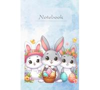 Spring Fresh Rabbit Notebook: Size at 5.5x8.5 inches 100 Pages