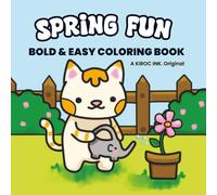 Spring Fun: Bold and Easy Coloring Book