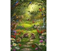 Spring Garden 3000 Piece Jigsaw Puzzles for Adults, Colourful, Challenging & Brainteasing Adult Puzzles 3000 Pieces Animals, Fun jigsaws for The Whole Family 48x32 Inch