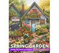 Spring Garden Coloring Book: Gorgeous Secret Wildflower Coloring Pages with Detailed Botanical Designs for All Ages Fun And Relaxation