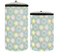 Spring Garden - Juego de 2 bolsas de zapatos para lavadora, zapatillas, lavadora, bolsa para lavar zapatos, SPRING GARDEN (4), talla única, moderna, Jardín de primavera (4), Talla única, moderno