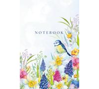 Spring Garden Notebook: Wide Ruled Lined Notebook | 6x9 Softcover | 120 Pages for Notes and Daily Writing