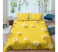 spring garden style Funda de Edredón Microfibra Suave 3 Piezas Estampado 3D spring jardín estilo Funda Edredon con Funda de Almohada a Juego Transpirable Antialérgica for niños Single（140x200cm）