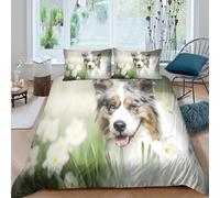 Spring Garden Style Funda Edredon Microfibra Juego de Ropa de Cama de 3 Piezas Impresión 3D Cierre de Spring jardín Estilo Funda de Edredón Funda de Almohada a Juego for Adultos Single（140x200cm）