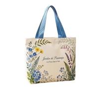 Spring Garden Sweet - Bolsa de mano, diseño de dibujos animados de moda | Bolsa de lona para ir de compras, playa, escuela, Halloween, Navidad, Pascua, viajes, casual