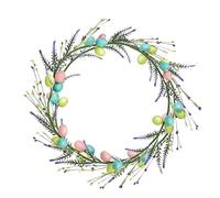 Spring Garland - 5ft Artificial Easter Decor, Egged Spring Garland for Indoor Home, Room, Dorm, Window, Porch, Daily, Holiday, Thanksgiving, Party, and Vacation Decoration and Photo Backdrop