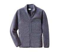 Spring&Gege Chaqueta de forro polar para niños con cremallera larga y acolchada, cálida, para exterior, 7-8 años