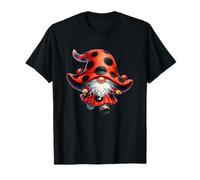 Spring Gnome With Cute Ladybugs For Women And Girls Ladybug Camiseta