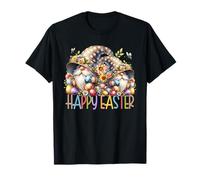 Spring Gnomes with Colorful Easter Egg Decor Happy Easter Camiseta