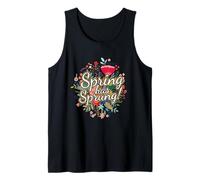 Spring Has Sprung I Flores Verano Naturaleza Flores Camiseta sin Mangas