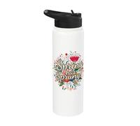 Spring Has Sprung I Flores Verano Naturaleza Flores Stainless Steel Insulated Water Bottle