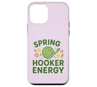 Spring Ho0ker Energy Fresh Maker Vibes Humor juguetón de Ganchillo Carcasa para iPhone 12 Mini