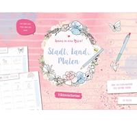 ViktoriaSarina – ¡Salta en un charco! – Ciudad, País, Río: cuaderno para colorear – Formato A4