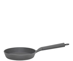 Spring INTERNATIONAL COOKING ESCALE - Sartén de hierro fundido esmaltado (24 cm, mango de madera resistente, para todo tipo de fuegos, incluso inducción, distribución óptima del calor y efecto