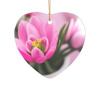 Spring is in The Air - Adorno de Navidad con impresión de aire para colgar, decoración romántica de acrílico para el hogar, aniversario de boda