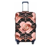 Spring Is In The Air - Funda elegante para equipaje, experiencia de estilo y funcionalidad, perfecta compañera de viaje, Fondos con patrón de oro rosa, S
