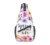 Spring is in The Air Giraffes Crossbody Bag, Sling Chest Cross Body Bag para Hombres y Mujeres, Utilizado para el Ocio y los Viajes