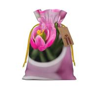 Spring Is In The Air Print - Bolsa con cordón para regalos, bolsas de regalo adorables reutilizables, perfectas para joyas y mucho más