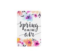Spring Is In The Air Printing - 10 hojas aromáticas para ambientador de coche, accesorios para colgar en el coche con cuerdas para decoración