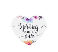 Spring Is In The Air Printing - 10 hojas aromáticas para ambientador de coche, accesorios para colgar en el coche con cuerdas para decoración