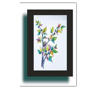 Spring Journal, Original Cover Art by P.W.M. 6x9, 100 White Pages, Black Lines, College Ruled, Notebook: Beautiful Spring Tree With A Spray Of Glorious Colors To Celebrate The Season Of Beginnings