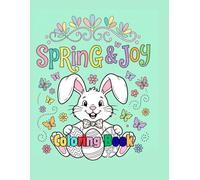 Spring & Joy Coloring Book: Spring Scenes with Flowers, Gardens, Butterflies, and Landscapes for Relaxation and Stress Relief (Large Print, 8.5 x 11)