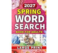 Spring Large Print Word Search for Adults:: Seasonal Puzzle Book for Seniors & Teens
