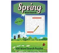 Spring Large Print Word Search Puzzle: Fun 1500+ Spring Words For Adults, Teens & Seniors