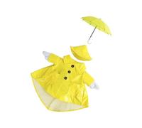 Spring Lawns - Impermeable con paraguas para patios al aire libre de 17 pulgadas, conjunto de disfraz de gansos de jardín con paraguas