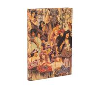 Spring (Lawrence Alma-Tadema) Midi Unlined Hardback Journal (Elastic Band Closure)