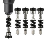 Spring Loaded Bit Holder - 5 Piece Magnetic Set | Anti-Drop Screw Guide