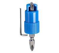 Spring Loaded Screw Holder, Bit Positioner Tool Set, 2 Pieces Screw Holder with Magnetic Tip, Woodworking Screws Driver, Tool Accessory with Hex Wrench, Screws Tools for Carpentry Furniture