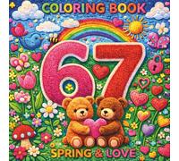 Spring & Love Coloring Book for Kids and Adults: Cute Bears and Sweet Animals: "67" Trend Inspired with Yarn-Style, Wool-Inspired pages