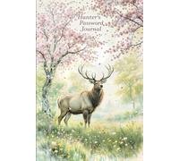 Spring Meadow Password Journal - Gentle Elk Under Cherry Blossoms | Tranquil Nature-Inspired Logbook