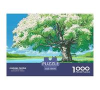 Spring Morning Sunshine 1000 Pcs Stabiler Karton Puzzle Blooming Giant Tree Stressabbau Familienspiel Puzzles Für Erwachsene Und Kinder 70x50cm/1000pcs