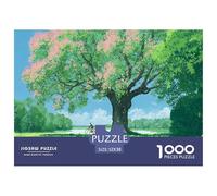 Spring Morning Sunshine 1000 Stück Premium-Karton Puzzle Blooming Giant Tree Stressabbau Kreatives Spiel Puzzles Für Erwachsene Und Kinder 52x38cm/1000pcs